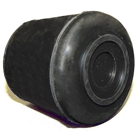 Richelieu Richelieu America 235879 1 in. TruGuard Rubber Leg Tip; Black - Pack of 4 235879
